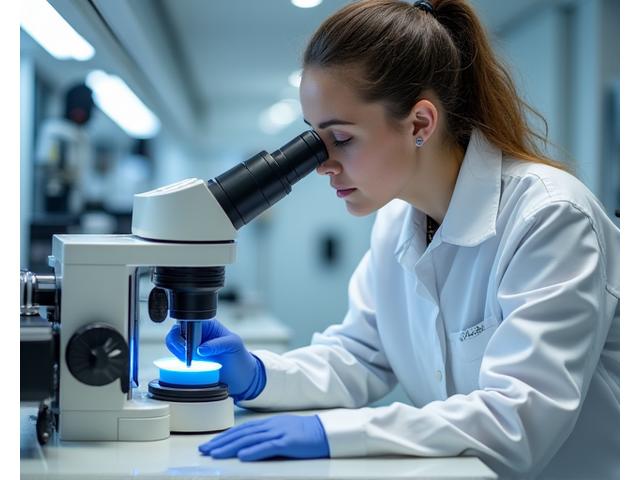 Wissenschaftler bei der Untersuchung von Lehmproben in einem Labor